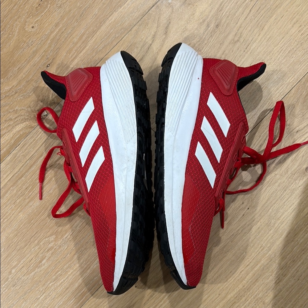 Adidas Youth Red Running Shoes - Picture 7 of 11